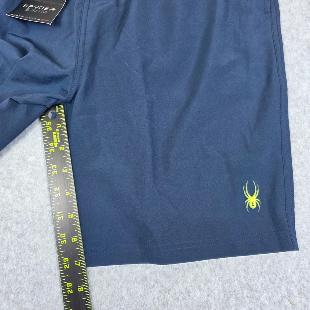 Spyder Swim Trunks Boys XL (18/20)‎ Blue Athletic Swimsuit Shorts UPF 30+, Beach